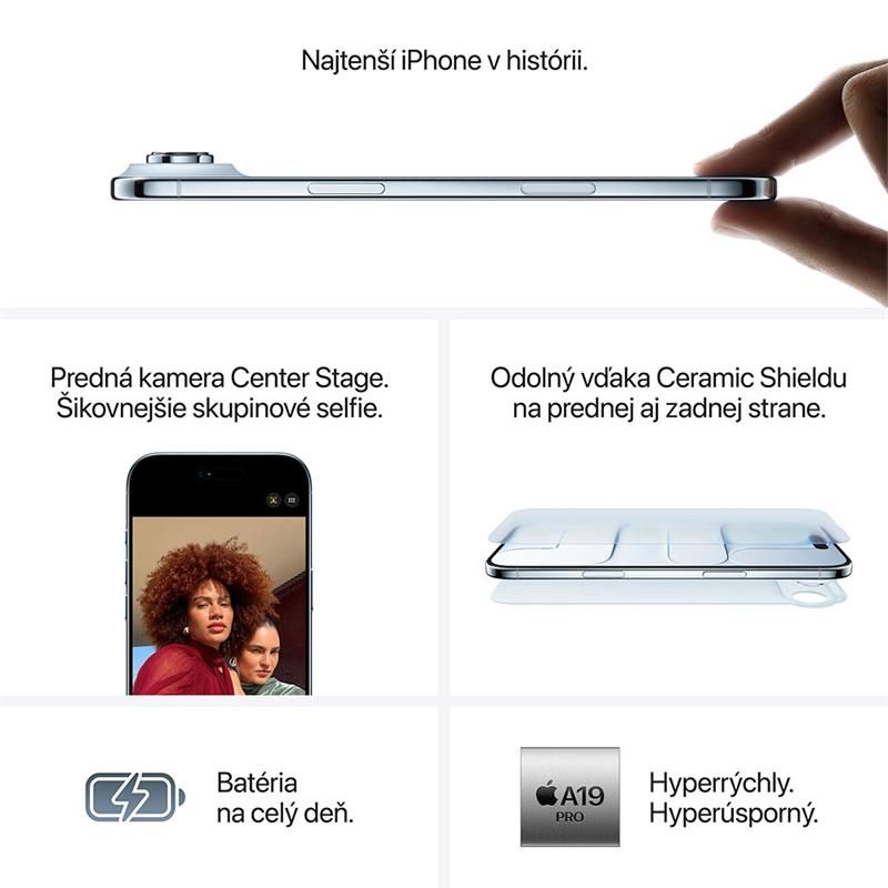 iPhone Air 256GB Nebeská modrá *Rozbalený*