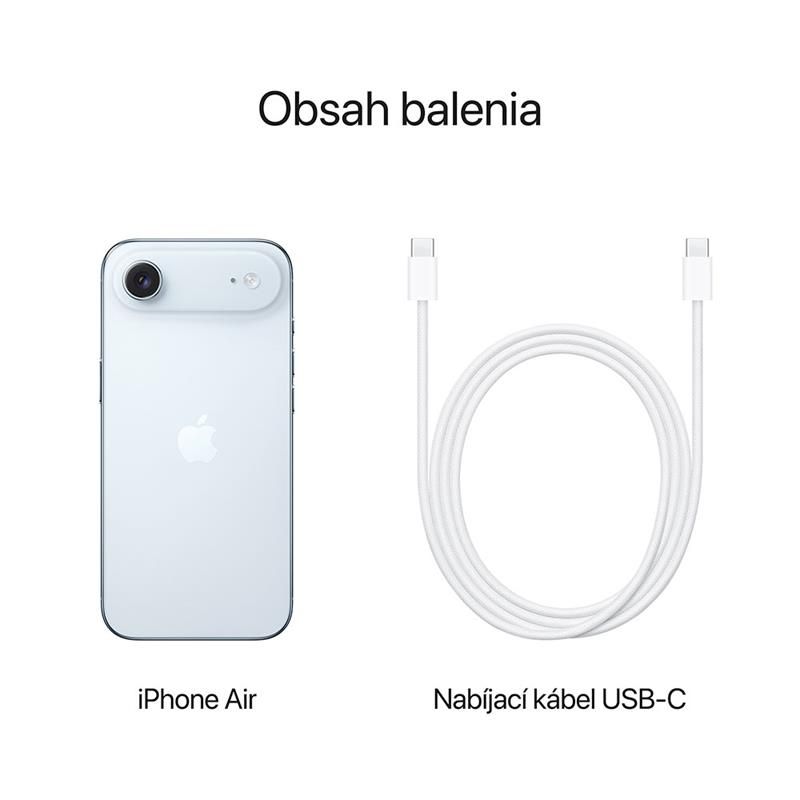 iPhone Air 256GB Nebeská modrá *Rozbalený*