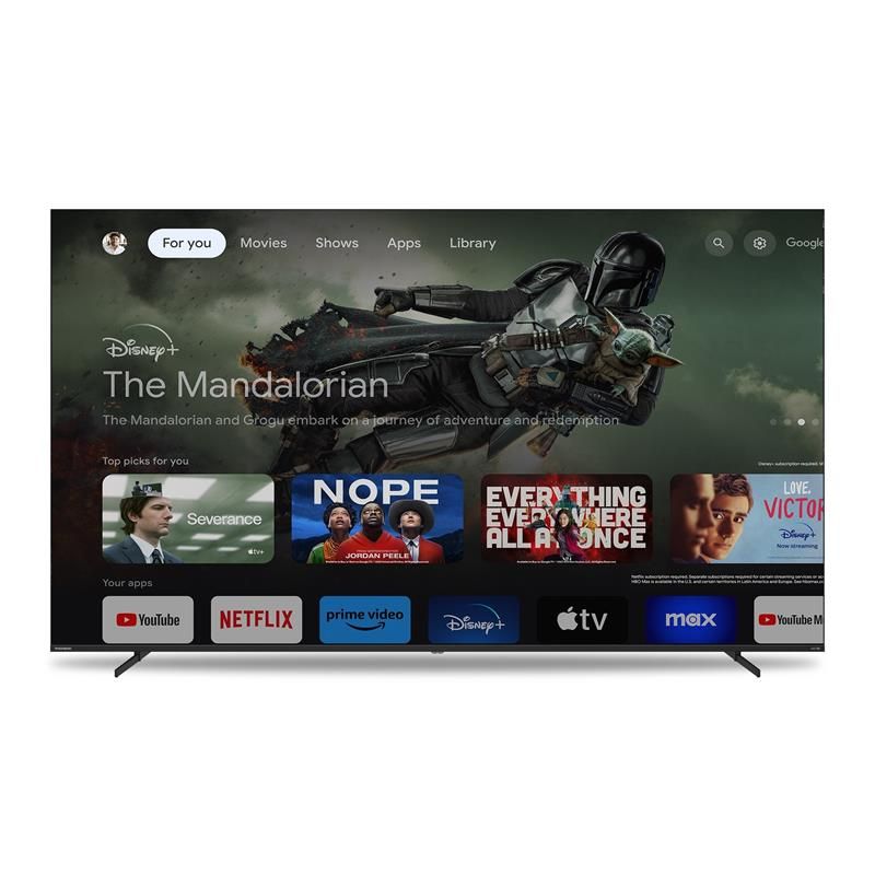 Thomson 85QG7S14 - Google TV 85" QLED Pro, 4K, 144 Hz, 4x HDMI, 3x USB