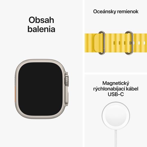 Apple Watch Ultra GPS + Cellular 49mm puzdro z prírodného titánu *Trieda C*
