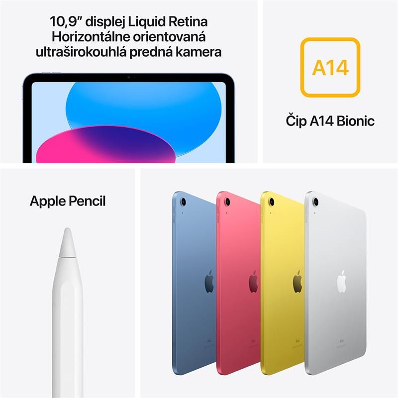 iPad 10.9" Wi-Fi 64GB Žltý (10. gen.) *Trieda A*