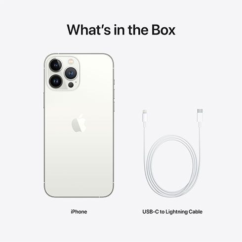 iPhone 13 Pro Max 128 GB strieborná *Trieda C – nefunkčné Face ID*