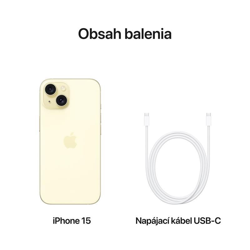 iPhone 15 128 GB žltá *Trieda B*