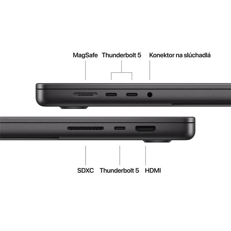 MacBook Pro 16" Apple M4 Max 16C CPU 40C GPU 48GB 1TB Kozmický čierny SK *Rozbalený*