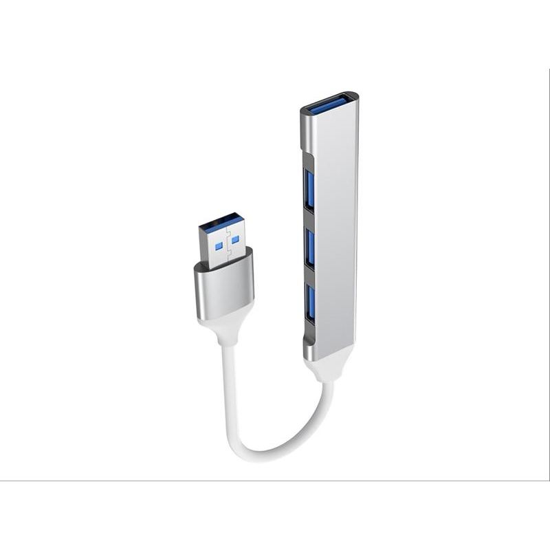 PremiumCord Hub USB3.2 A na USB3.2 A + 3x USB2.0 A, SuperSpeed 5Gbps, hliníkové púzdro