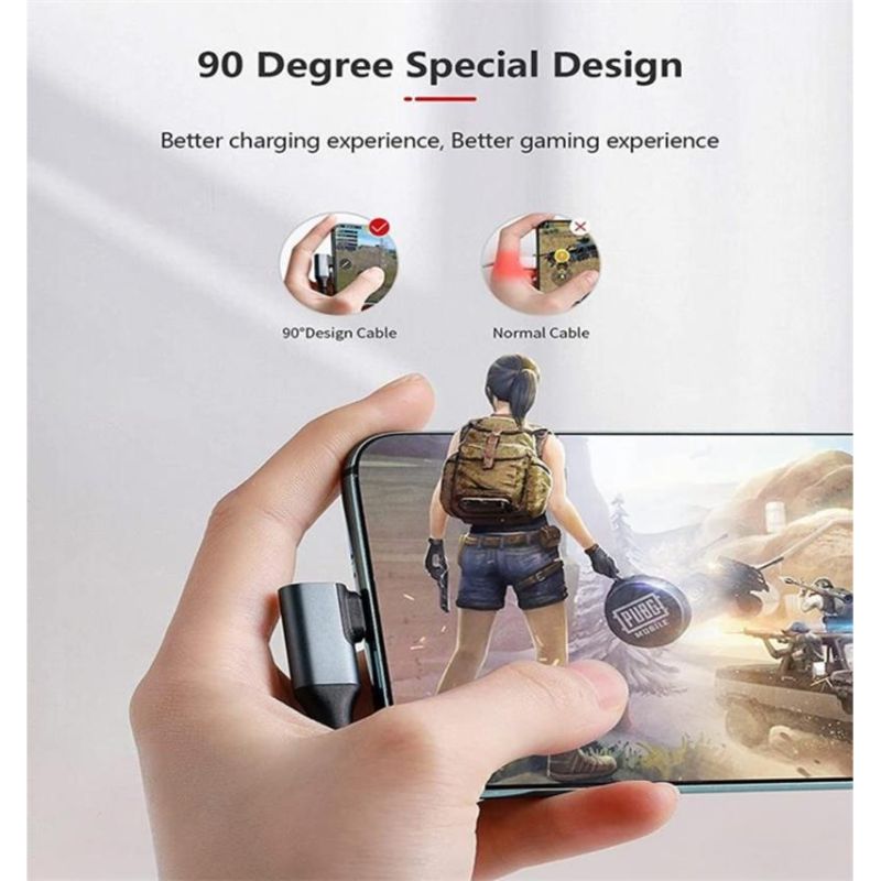 PremiumCord USB-C 2x zahnutý kábel ( USB 3.2 GEN 2x2, 5A, 100W, 20Gbit/s ) bavlnený oplet, 1m