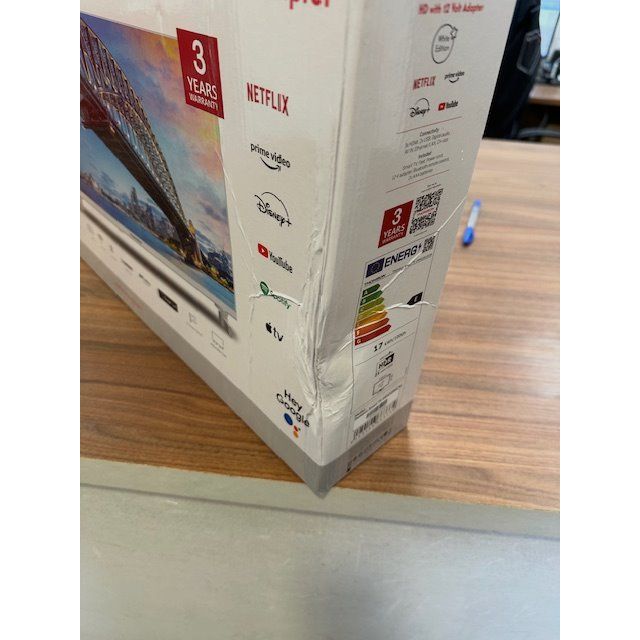 Thomson 24HG2S15CW - Google TV 24" HD, 12V, biely - poškodený obal