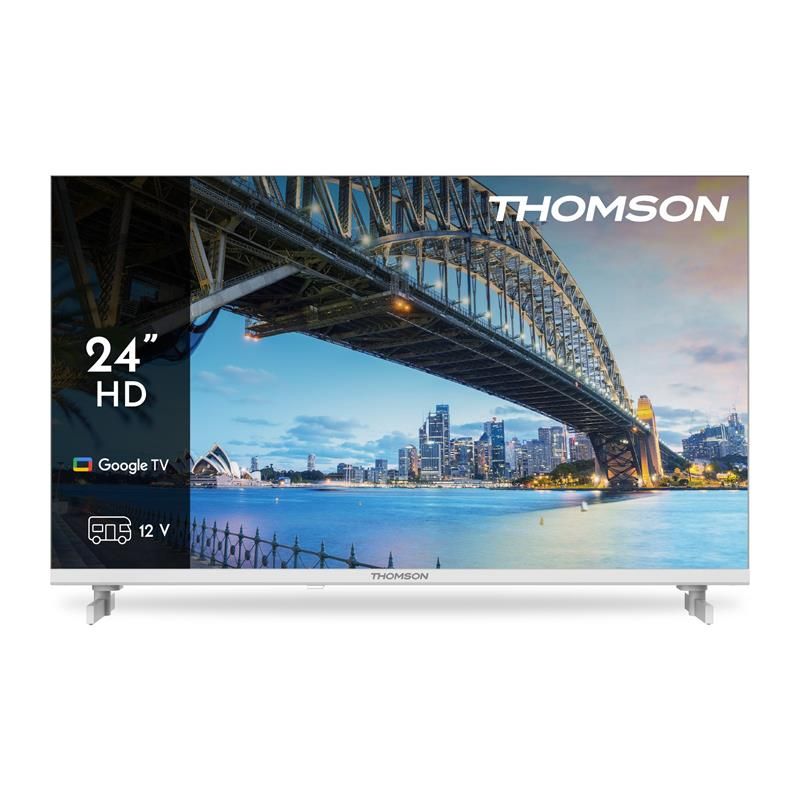 Thomson 24HG2S15CW - Google TV 24" HD, 12V, biely - poškodený obal