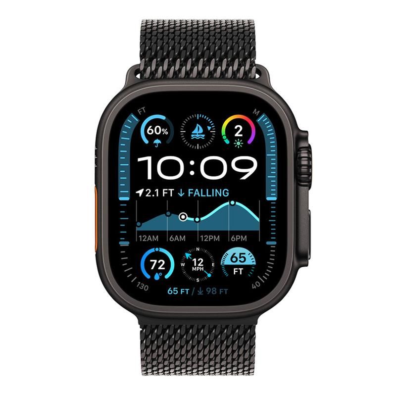 Apple Watch 49mm Black Titanium Milanese Loop - Medium *Rozbalený*