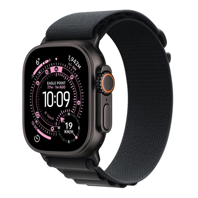 Apple Watch Ultra 3 GPS + Cellular 49mm Black Titanium Case with Black Alpine Loop - Small *Rozbalený*