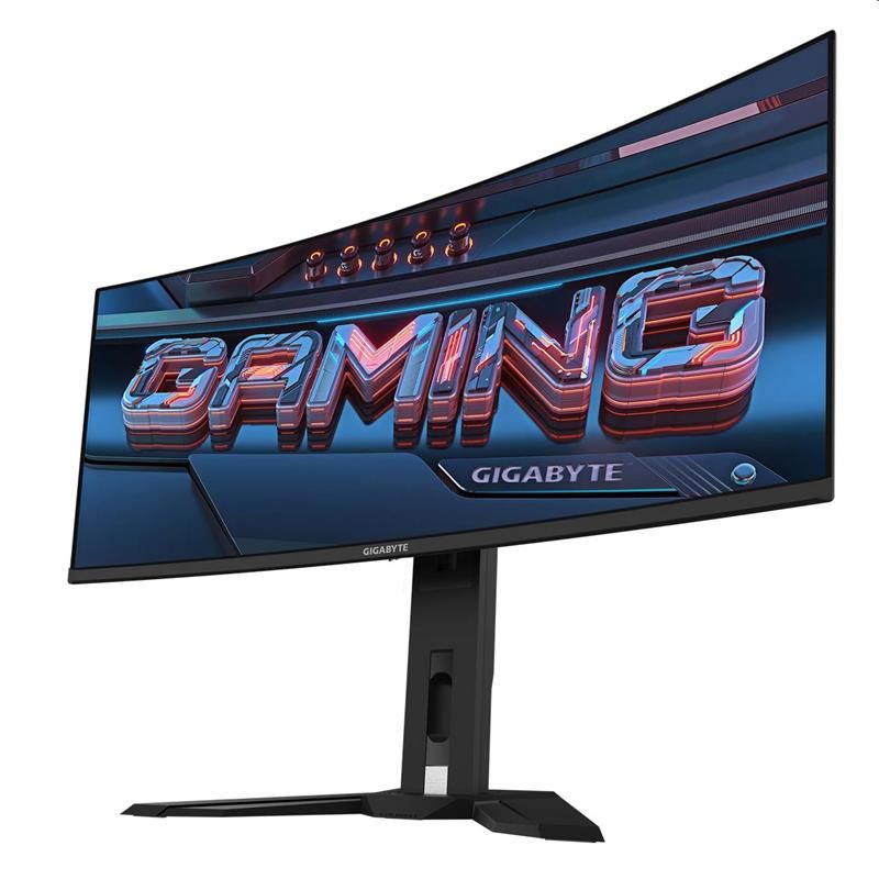 rozbalený GIGABYTE LCD MO34WQC2 GAMING Monitor 34" WQHD 3440x1440, OLED 1800R, 240Hz
