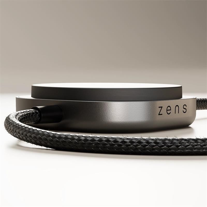 ZENS USB C - C Pro 2 cable 1,5 m 240W with Qi2 charger Black