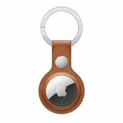 Apple AirTag Leather Key Ring, saddle brown na pgs.sk