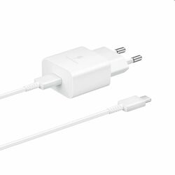 Rýchlonabíjačka Samsung 15 W s USB-C káblom, biela na pgs.sk