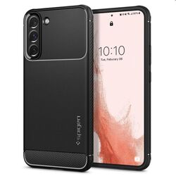 Zadný kryt Spigen Rugged Armor pre Samsung Galaxy S22, čierna na pgs.sk