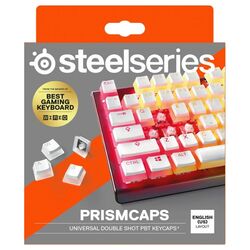 Klávesy SteelSeries PrismCAPS biele, US na pgs.sk