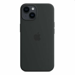 Silikónový zadný kryt pre Apple iPhone 14 s MagSafe, polnočná na pgs.sk