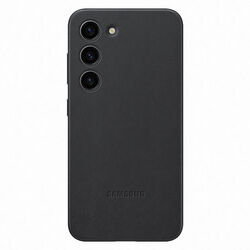 Puzdro Leather Cover pre Samsung S23, black na pgs.sk
