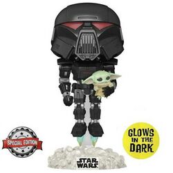 POP! Dark Trooper with Grogu (Star Wars) Special Edition (Glows in The Dark) - OPENBOX (Rozbalený tovar s plnou zárukou) na pgs.sk