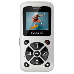 EVOLVEO EasyPhone ID, mobilný telefón pre seniorov, biely na pgs.sk