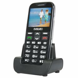 Evolveo EasyPhone XD, Black + nabíjací stojan - SK distribúcia na pgs.sk