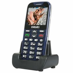 Evolveo EasyPhone XD, Blue + nabíjací stojan - SK distribúcia na pgs.sk