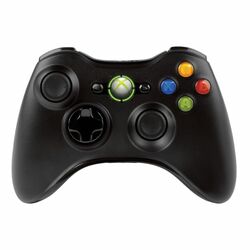 Microsoft Xbox 360 Wireless Controller, black - BAZÁR (použitý tovar , zmluvná záruka 12 mesiacov) na pgs.sk