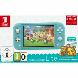 Nintendo Switch Lite, turquoise + Animal Crossing: New Horizons + trojmesačné predplatné služby Nintendo Switch Online na pgs.sk