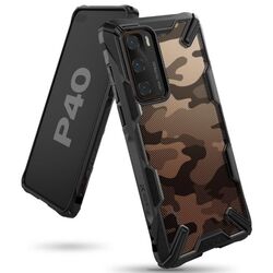 Odolné puzdro RINGKE FUSION X pre Huawei P40, Camo Black na pgs.sk