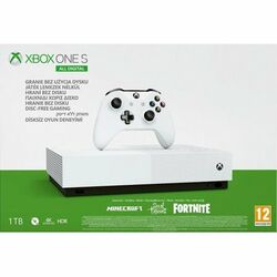 Xbox One S 1TB All-Digital + Fortnite + Minecraft + Sea of Thieves na pgs.sk