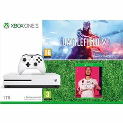 Xbox One S 1TB + Battlefield 5 (Deluxe Edition) + FIFA 20 CZ na pgs.sk