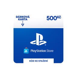 PlayStation Store - darčekový poukaz 500 Kč na pgs.sk