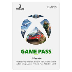 Xbox Ultimate Game Pass 3 mesačné predplatné na pgs.sk