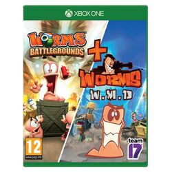 Worms Battlegrounds + Worms W.M.D [XBOX ONE] - BAZÁR (použitý tovar) na pgs.sk
