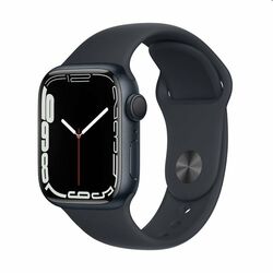 Apple Watch Series 7 GPS, 45mm polnočná Aluminium Case with polnočná Sport Band - Regular na pgs.sk