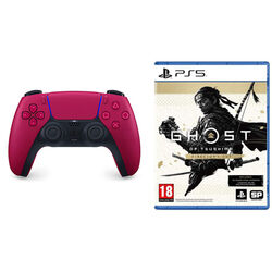 PlayStation 5 DualSense Wireless Controller, cosmic red + Ghost of Tsushima (Director’s Cut) CZ na pgs.sk