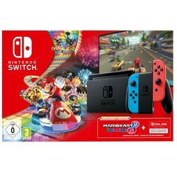Nintendo Switch, neon + Mario Kart 8 Deluxe + Nintendo Switch Online 3 month subscription na pgs.sk