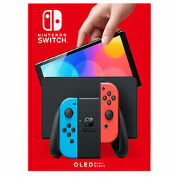 Nintendo Switch (OLED Model), neon - BAZÁR (použitý tovar, zmluvná záruka 12 mesiacov) na pgs.sk