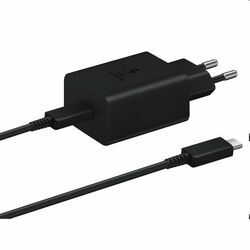 Samsung Travel Adapter 45W w/ USB-C cable, black - OPENBOX (Rozbalený tovar s plnou zárukou) na pgs.sk