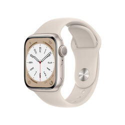 Apple Watch Series 8 GPS, 41mm, hviezdna biela, hliníkové puzdro, Trieda A - použité, záruka 12 mesiacov na pgs.sk