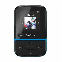 SanDisk MP3 Clip Sport Go 32 GB, blue - OPENBOX (Rozbalený tovar s plnou zárukou) na pgs.sk