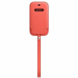 Apple iPhone 12 mini Leather Sleeve with MagSafe, pink citrus - OPENBOX (Rozbalený tovar s plnou zárukou) na pgs.sk