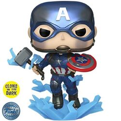 POP! Avengers Endgame: Captain America (Marvel) Metallic Special Edition (Glows in The Dark) - OPENBOX (Rozbalený tovar na pgs.sk