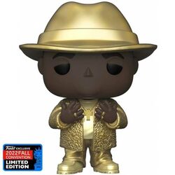POP! Rocks: The Notorious B.I.G with Champagne with Fedora (Gold) 2022 Fall Convention Limited Edition - OPENBOX (Rozbal na pgs.sk
