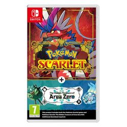 Pokémon Scarlet + Area Zero DLC [NSW] - BAZÁR (použitý tovar) na pgs.sk