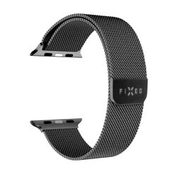 FIXED Mesh Strap for Apple Watch 42/44/45 mm, black, vystavený, záruka 21 mesiacov na pgs.sk