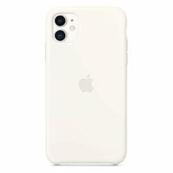 Silikónový zadný kryt pre Apple iPhone 11, biela na pgs.sk