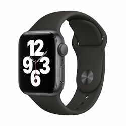 Apple Watch SE GPS, 44mm Space Gray Aluminium Case with Black Sport Band - Regular na pgs.sk