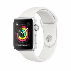 Apple Watch Series 3 GPS, 42mm Silver Aluminium Case with White Sport Band na pgs.sk