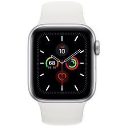 Apple Watch Series 5 GPS, 44mm, strieborná - nový tovar, neotvorené balenie na pgs.sk